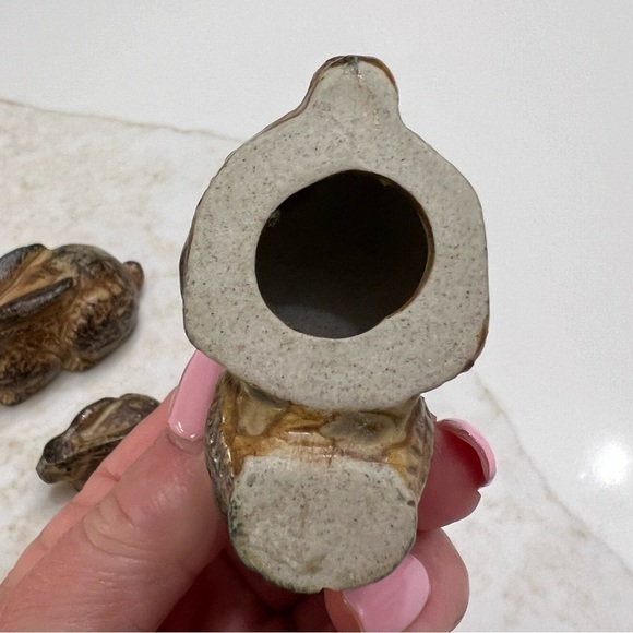 Vintage OMC Otagiri Japan Mini Ceramic Bunny Figurines - Picture 10 of 16